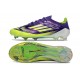 Botas de Futbol adidas F50 Elite FG Morado Rush Ftwr Blanco Limón Lúcido