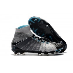 Nike Hypervenom Phantom 3 DF Fg - Zapatillas de fútbol Hombre - Azul Blanco