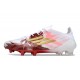 Botas de Futbol adidas F50 Elite FG Blanco Rojo Dorado