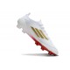 Botas de Futbol adidas F50 Elite FG Blanco Rojo Dorado