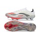 Adidas F50+ Elite FG X MESSI Ftwr Blanco Rojo Lúcido Plateado Met.