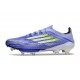 Adidas F50+ Elite FG Violeta Tone Limón Lúcido Morado Rush