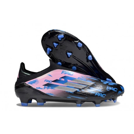 adidas F50 Elite Laceless FG Negro Rosa Azul