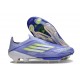 Zapatos Adidas F50+ Sin Cordones FG Violeta Tone Limón Lúcido Morado Rush