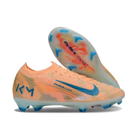 Nike Zoom Mercurial Vapor XVI Elite FG Mbappe Naranja Azul