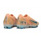 Nike Zoom Mercurial Vapor XVI Elite FG Mbappe Naranja Azul
