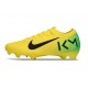 Nike Zoom Mercurial Vapor XVI Elite FG Mbappe Amarillo Verde