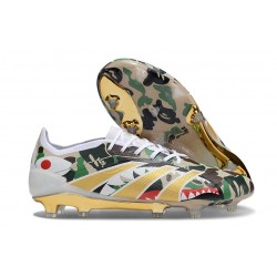 BOTINES DE FUTBOL adidas Predator Elite FG Verde Negro Dorado