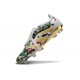 adidas Predator Elite Fold-over Tongue 25 FG Blanco Verde Negro Dorado