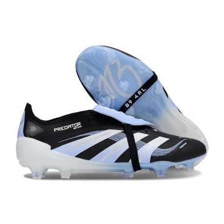 adidas Predator Elite Fold-over Tongue 25 FG Negro Blanco Azul