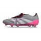adidas Predator Elite Fold-over Tongue 25 FG Gris Blanco Rosa