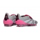 adidas Predator Elite Fold-over Tongue 25 FG Gris Blanco Rosa