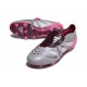 adidas Predator Elite Fold-over Tongue 25 FG Gris Blanco Rosa