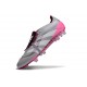 adidas Predator Elite Fold-over Tongue 25 FG Gris Blanco Rosa