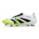 adidas Predator Elite Fold-over Tongue 25 FG Ftwr Blanco Negro Limón Lúcido