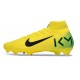 Nike Air Zoom Mercurial Superfly X Elite FG KM Amarillo Verde Negro