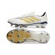 Bota de Futbol adidas Copa Pure III FG Blanco Met Dorado