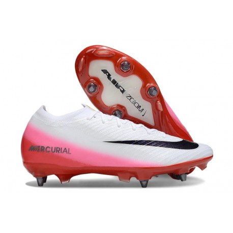 Botas Nike Mercurial Vapor XVI Elite SG-Pro Blanco Rojo Negro