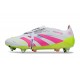 adidas Predator Elite Foldover Tongue Elite SG Blanco Rosa Amarillo