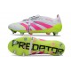 adidas Predator Elite Foldover Tongue Elite SG Blanco Rosa Amarillo