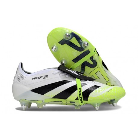 adidas Predator Elite Foldover Tongue Elite SG Blanco Negro Amarillo