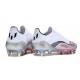 Botas Adidas F50 Elite Laceless SG Pro X MESSI Ftwr Blanco Rojo Lúcido Plateado Met.