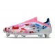 Botas Adidas F50 Elite Laceless SG Pro Blanco Rojo Azul
