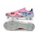 Botas Adidas F50 Elite Laceless SG Pro Blanco Rojo Azul