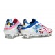 Botas Adidas F50 Elite Laceless SG Pro Blanco Rojo Azul