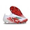 Botas Adidas F50 Elite Laceless SG Pro Blanco Rojo Verde