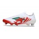 Botas Adidas F50 Elite Laceless SG Pro Blanco Rojo Verde