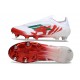 Botas Adidas F50 Elite Laceless SG Pro Blanco Rojo Verde