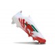 Botas Adidas F50 Elite Laceless SG Pro Blanco Rojo Verde