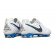 Botas Nike Tiempo Legend X Elite FG Blanco Azul Gris