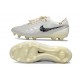 Botas Nike Tiempo Legend X Elite FG Blanco Plateada
