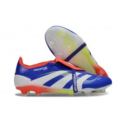 adidas Predator Elite Fold-over Tongue 25 FG Azul Lúcido Ftwr Blanco Rojo