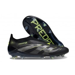 Bota adidas Predator Elite Laceless FG Negro Amarillo
