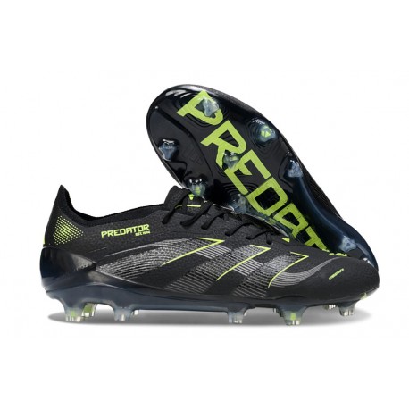 BOTINES DE FUTBOL adidas Predator Elite FG Negro Amarillo