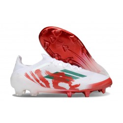 Botas de Futbol adidas F50 Elite FG Blanco Rojo Verde