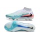 Botas de fútbol altas Nike Phantom 6 Elite FG Azul Blanco Negro