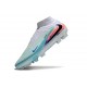 Botas de fútbol altas Nike Phantom 6 Elite FG Azul Blanco Negro