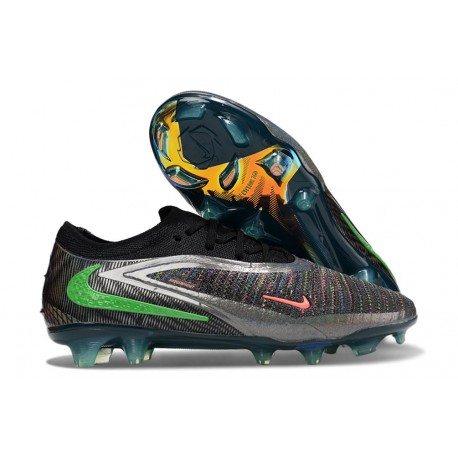 Botas Nike Phantom 6 Elite Low FG X EAFC Negro Carmesí Vivo