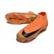 Botas Nike Mercurial Superfly 10 Elite FG Naranja Dorada Negro