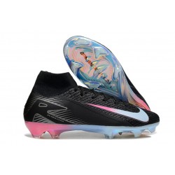 Botas Nike Mercurial Superfly 10 Elite FG Negro Azul Rosa
