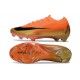 Taco Nike Air Zoom Mercurial Vapor 16 Elite FG Naranja Dorado Negro
