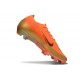 Taco Nike Air Zoom Mercurial Vapor 16 Elite FG Naranja Dorado Negro