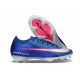 Zapatos Nike Mercurial Vapor XVI Elite FG Azul Rosa Plateado