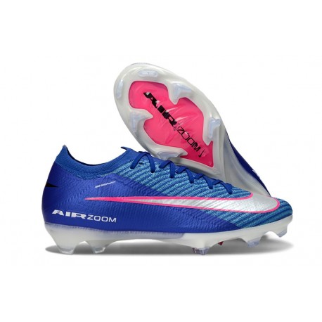 Zapatos Nike Mercurial Vapor XVI Elite FG Azul Rosa Plateado