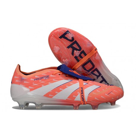 adidas Predator Elite Fold-over Tongue 25 FG Naranja Blanco