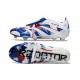 adidas Predator Elite Fold-over Tongue 25 FG Blanco Azul Rojo